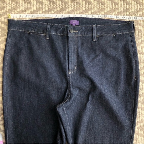 NYDJ lift tuck technology dark wash trouser size 20W - Picture 6 of 13